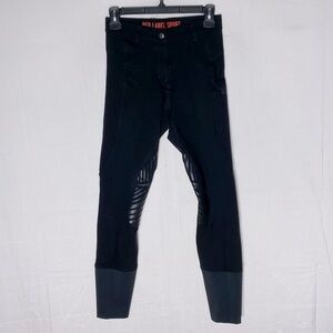 Red Label Sport Black Equestrian Riding Pants 28R